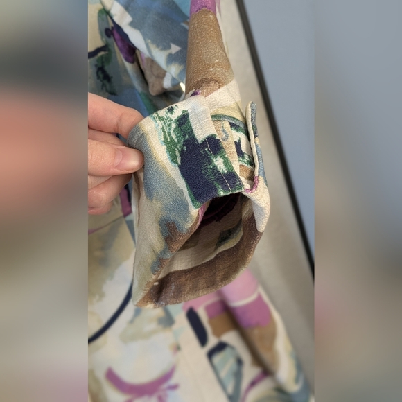 Colorful Abstract Patterned Jacket - Picture 2 of 5